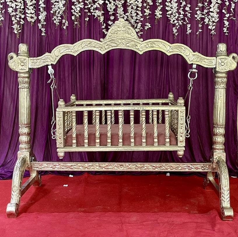 Silver Cradle Rent for naming ceremony