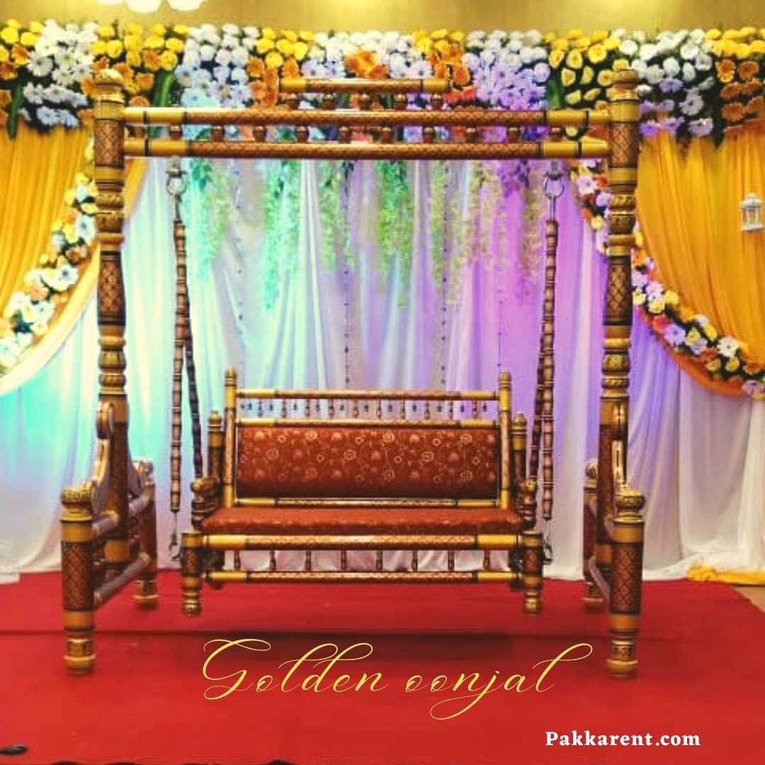 Oonjal Rent for baby shower, wedding, reception